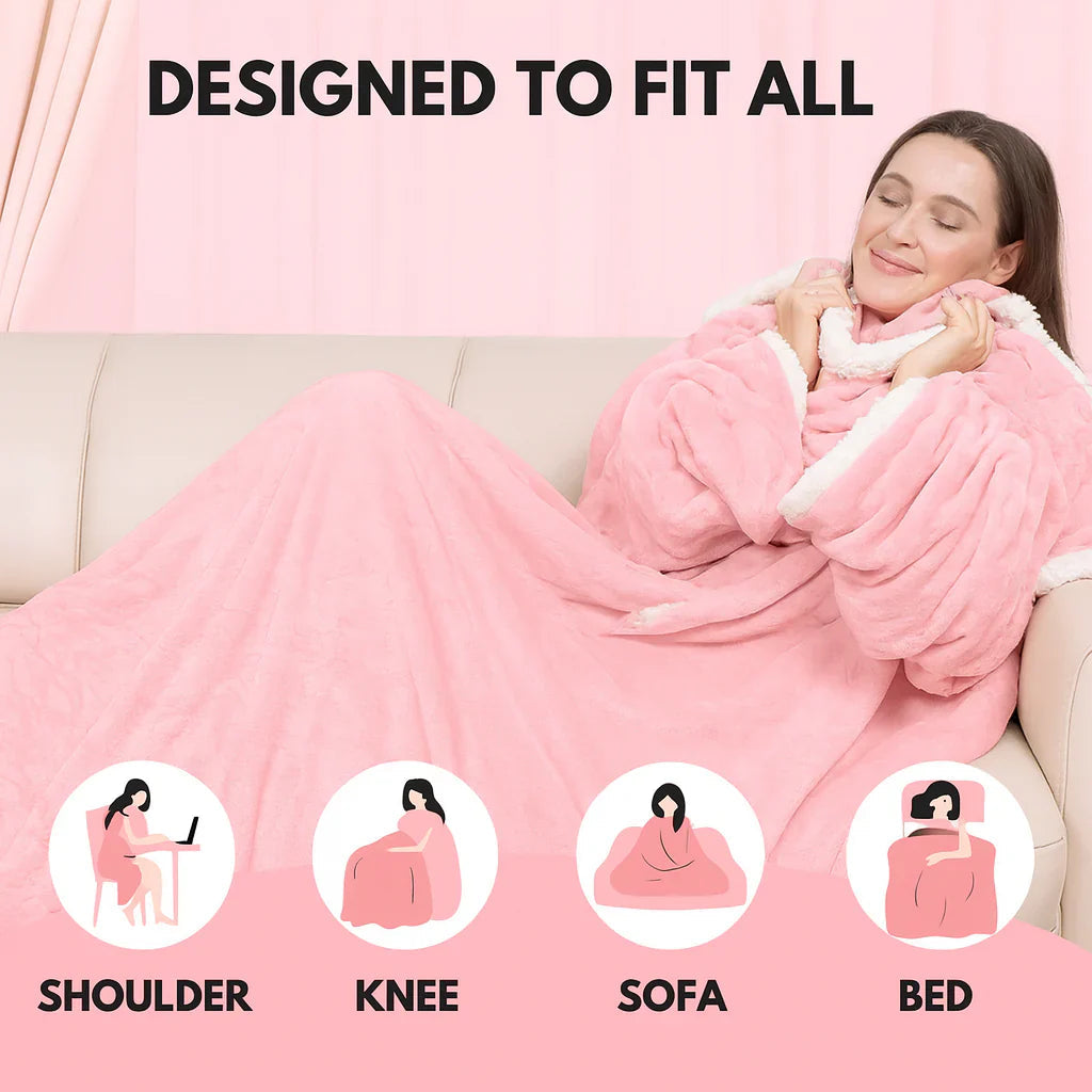 HeatHug Wearable Heated Blanket Hoodie