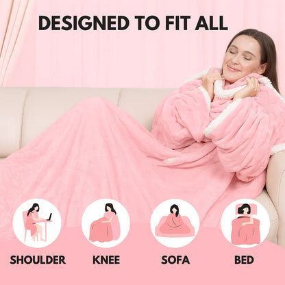 HeatHug Wearable Heated Blanket Hoodie